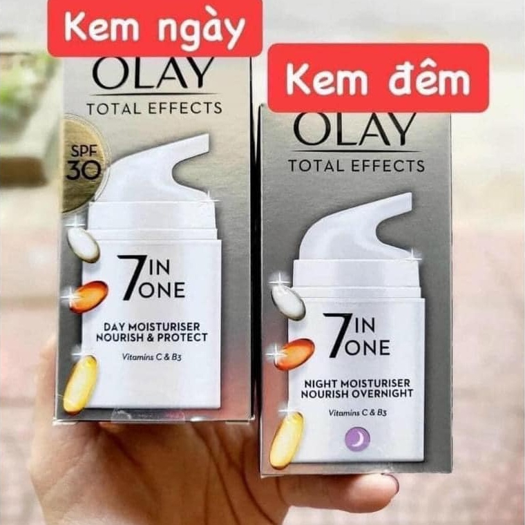 Kem Dưỡng Olay Total Effects 7 In One Anti Ageing Moisturiser 50ml