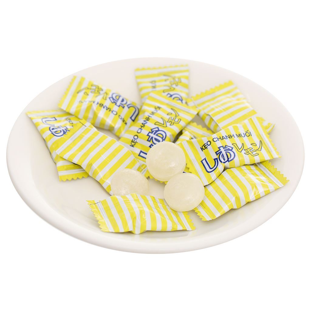 Kẹo Chanh Muối Suzuki Eikodo Salted Lemon Candy Túi 120g
