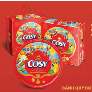 Bánh quy bơ thập cẩm socola Kinh Đô Cosy Assorted butter cookies hộp thiếc 378g