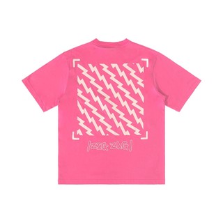 5THEWAY /public icon/ ZIGZAG NEW TEE in PINK aka Áo Thun Hồng Tay Ngắn