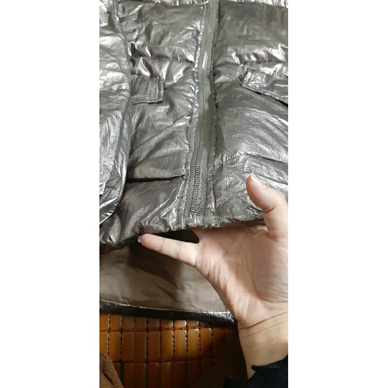 Áo phao mũ lông to