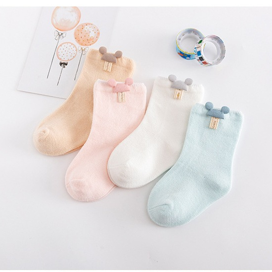 Tất chân micky mùa đông bằng len cho bé Sơ Sinh - T13