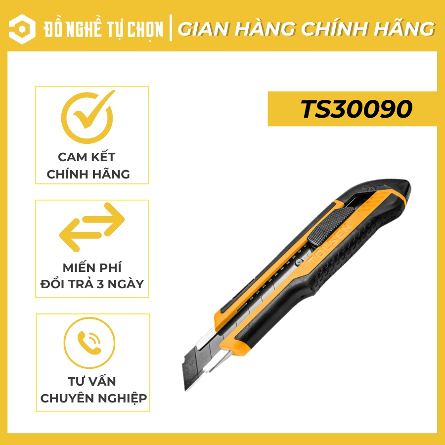 DAO RỌC GIẤY 18MM SK2 TOLSEN - TS30090