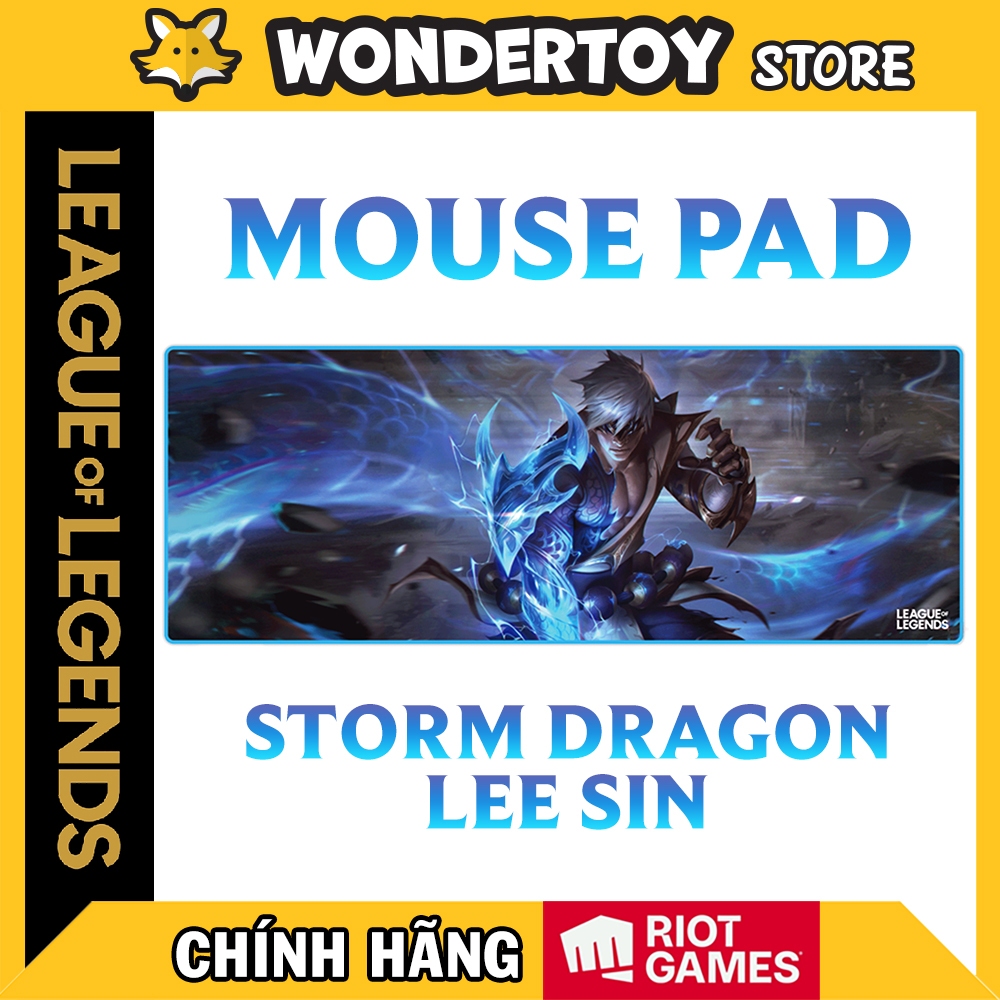 Bàn di lót chuột Riot Games League of Legends Storm Dragon Lee Sin Mouse Pad XL - Hàng chính hãng