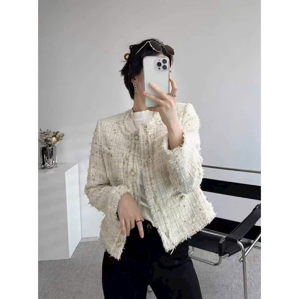 Vải Dạ Tweed Hạt Dày Vừa Lên Vest, Set Bộ, Quần, Váy, Đầm Sang Trọng Đứng Form