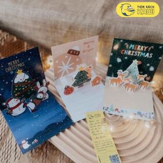 Thiệp Giáng Sinh 3D, Thiệp Chúc Mừng Noel Dễ Thương