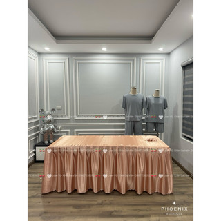 Ga giường spa, phun xăm chất liệu phi lụa bóng mượt