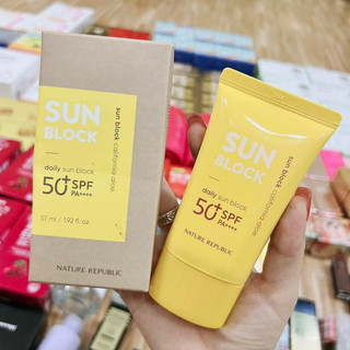 Kem Chống Nắng Dưỡng Ẩm Nature Republic California Aloe Daily Sun Block