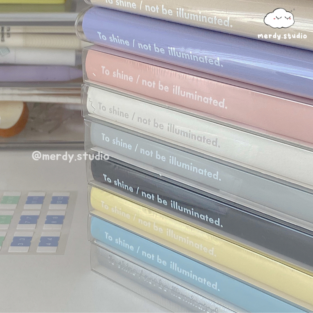 Sổ Planner 2024 PLANWITH đủ 9 màu bìa PU 196 trang - bản Weekly Plan
