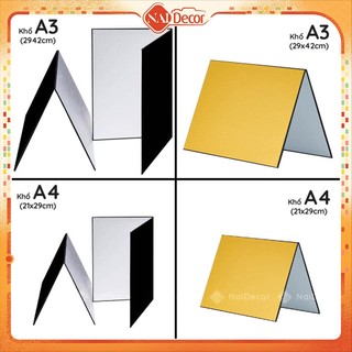 [Phụ kiện chụp ảnh] Tấm hắt sáng Gập - Hình Chữ Nhật Khổ A4
