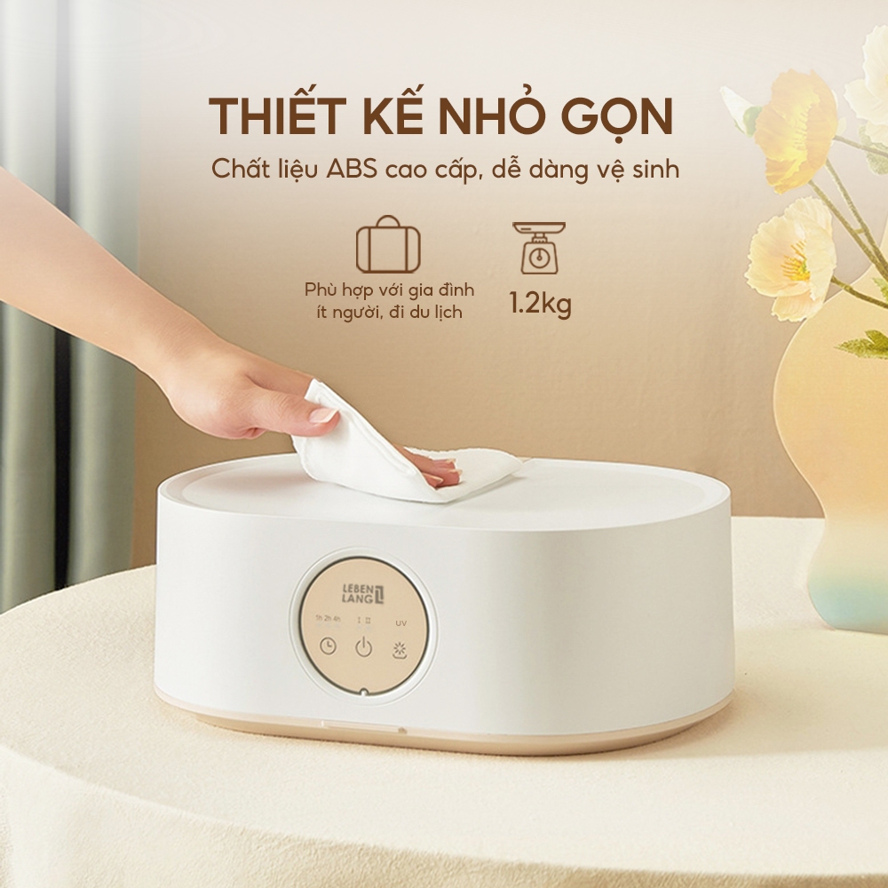 Tủ sấy quần áo di động Lebenlang LBL6268, công suất 600W, thiết kế gọn nhẹ, giải pháp sấy quần áo hiệu quả - chính hãng