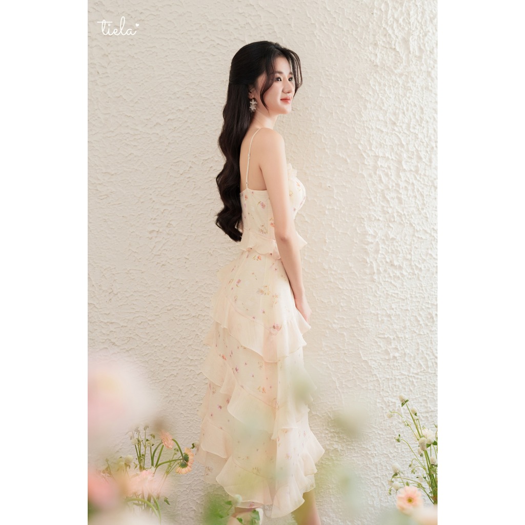 TIELA Đầm váy hoa nhún bèo-Belinda Dress