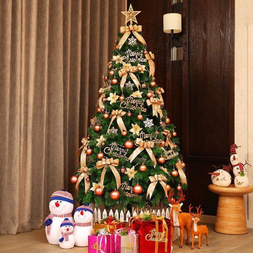 Cây Thông Noel 1m5, 1m8, 2m1 Tán Dày Đầy Đủ Phụ Kiện Trang Trí Cây Thông Noel - Cây Thông Giáng Sinh