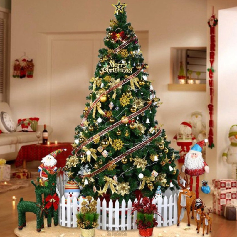 Cây Thông Noel 1m5, 1m8, 2m1 Tán Dày Đầy Đủ Phụ Kiện Trang Trí Cây Thông Noel - Cây Thông Giáng Sinh