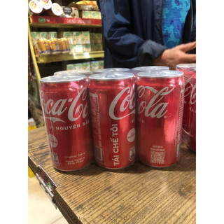 6 lon nước ngọt coca 235ml