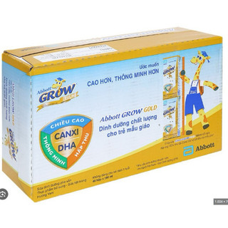 Thùng 48 hộp Sữa nước Abbott Grow hương vani 180ml