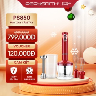 PerySmith PS850 Máy Xay Cầm Tay Đa Năng 5 Trong 1 EasyCooking Series 850W