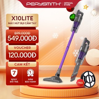 PerySmith X10Lite Máy Hút Bụi Cầm Tay Xtreme Series 600W 20000PA