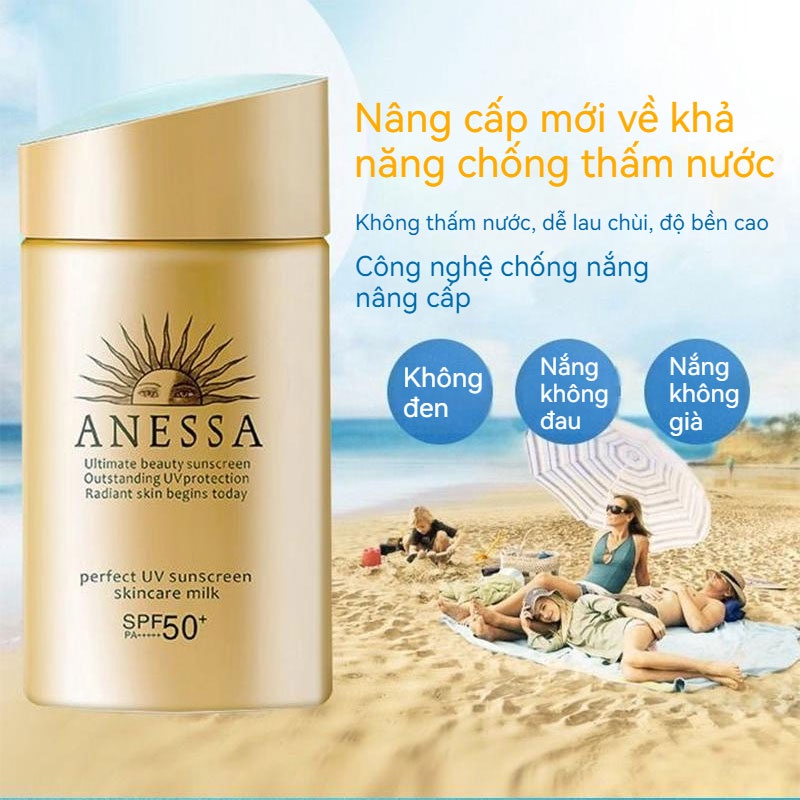 Kem chống nắng ANESSA Perfect UV Sunscreen Skincare Milk SPF 50+ PA++++ 60ml