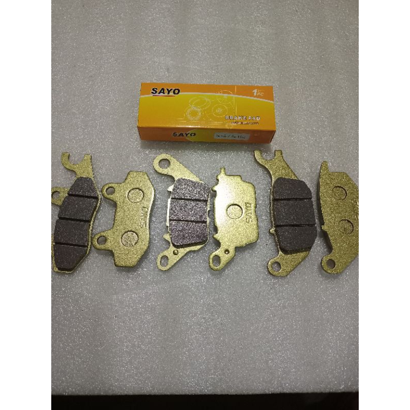 Bố thắng, má phanh đĩa Exciter135, Exciter150, Exciter 155 chính hãng elig, neo, king thai, nissin, sayo