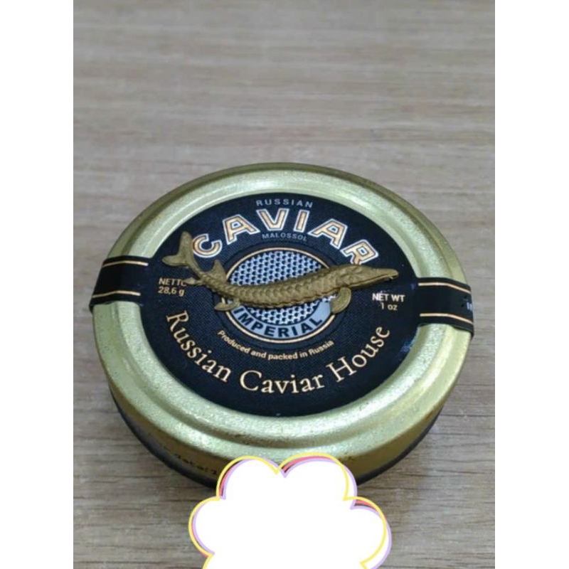 Trứng cá tầm đen 28,6gr Imperial Nhập khẩu Nga