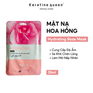 Mặt Nạ HOA HỒNG 30ml Cung Cấp Độ Ẩm, Se Khít Chân Lông, Làm Mờ Nếp Nhăn Rako | Hydrating Rose Mask