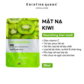 Mặt Nạ KIWI 30ml Giúp Cung Cấp Độ Ấm Tốt Cho Làn Da, Tăng Độ Đàn Hồi Da, Hương Thơm Sảng Khoái Rako
