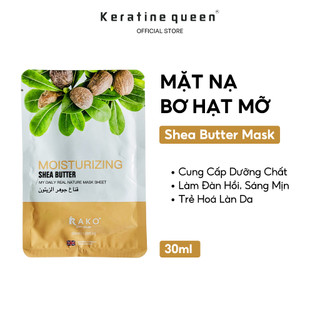 Mặt Nạ Bơ Hạt Mỡ 30ml Cung Cấp Dưỡng Chất Làm Đàn Hồi, Sáng Mịn, Trẻ Hoá Làn Da Rako / Shea Butter Mask