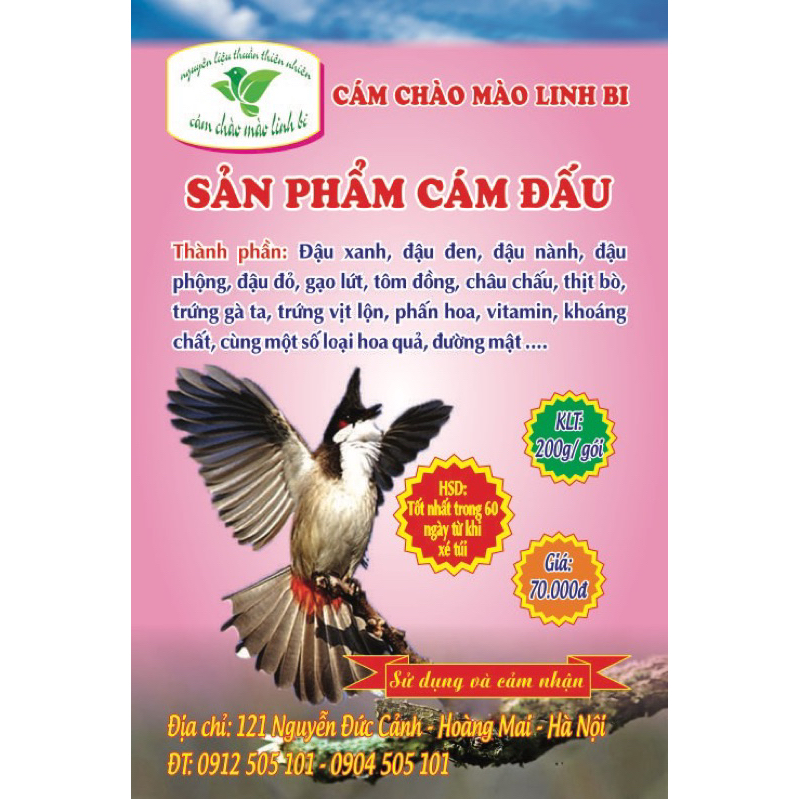 Cám đấu chim Linh Bi