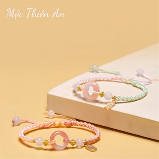 Vòng tay đá mã não tự nhiên
