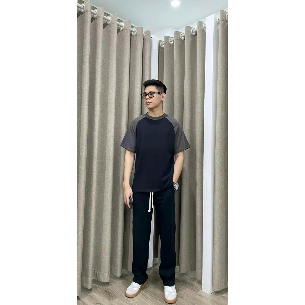 Áo Thun P158 Peaceout Studios RAGLAN Trơn Basic
