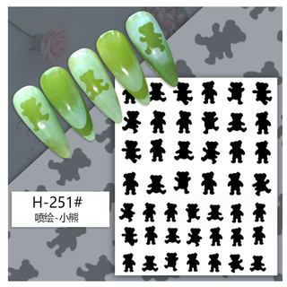 sticker dặm omber mã mới trang trí nail độc đáo