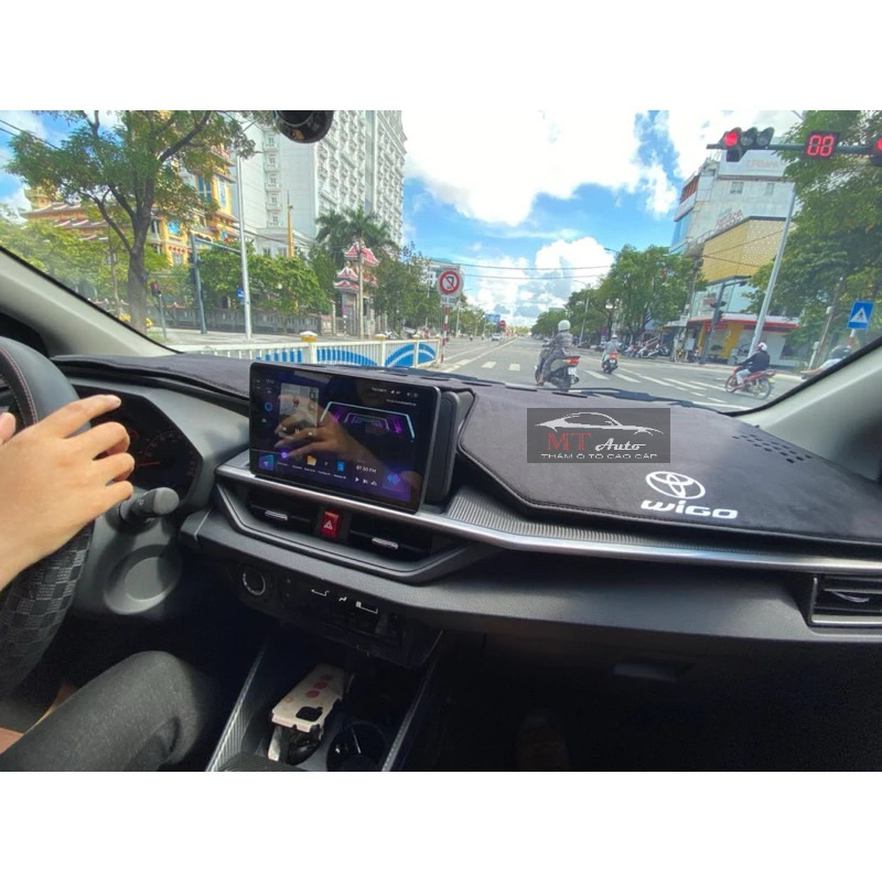 Thảm taplo Toyota Wigo 2023 cao cấp