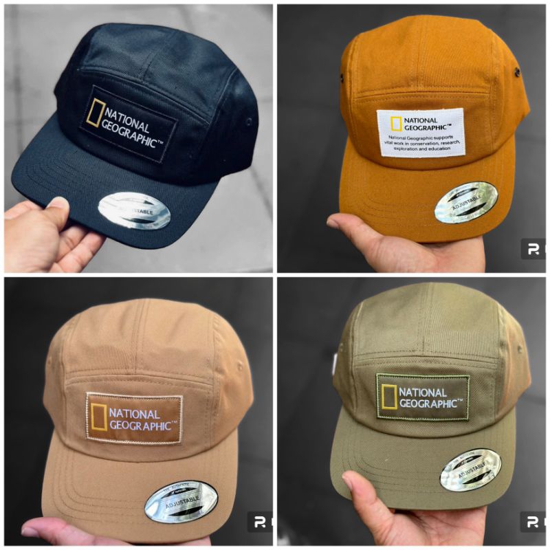 Nón kết NATIONAL GEOGRAPHIC Chính hãng, phom nón 5 mảnh,êm đầu Phối thun cực xịn  • Khoá cài xịn ,Logo thêu