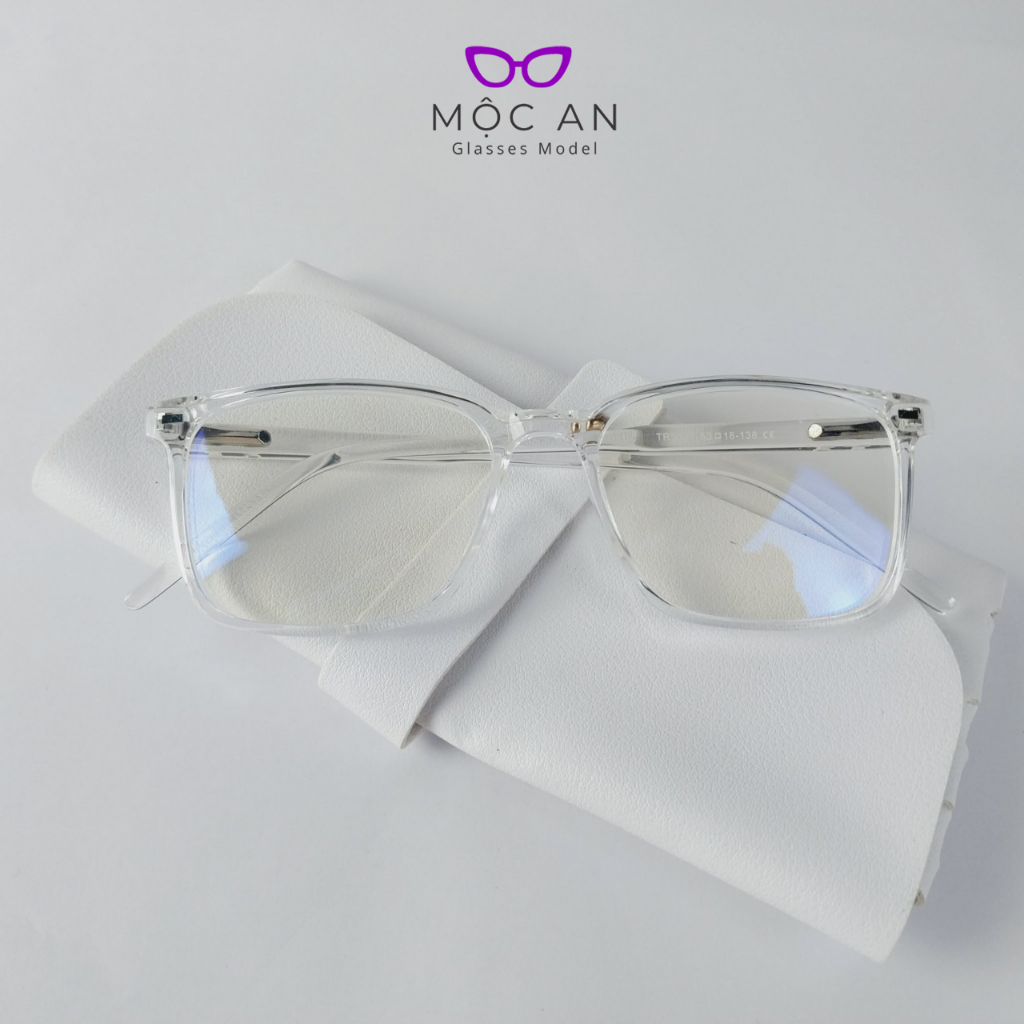 (X3) Kính chống cận loại xịn MOCAN chống ánh sáng xanh Gọng TR90 2023 chống tia cực tím UV400 cho nam giới mặt tròn
