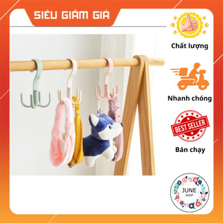 Móc phơi treo đồ 4 cạnh tiết kiệm diện tích tiện lợi