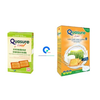 Bánh quy tiểu đường ăn kiêng Quasure Light Sữa Hộp 140g (8 gói); Hộp 210g (12 gói) - Bibica