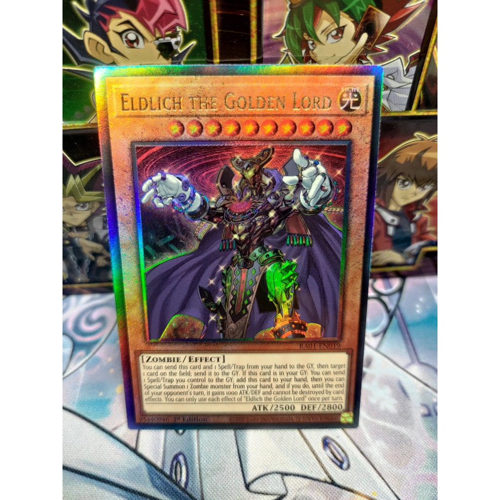 Thẻ bài Eldlich the Golden Lord - RA01-EN019 - Prismatic Ultimate Rare
