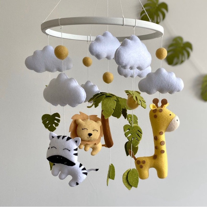 Đồ Chơi Treo Nôi Cũi Sắc Màu Kích Thích Thị Giác Cho Bé Sơ Sinh