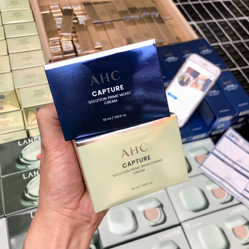 (BILL KOREA) Kem Dưỡng Ẩm, Trắng Da, Chống Lão Hóa AHC Capture Solution Prime Cream 50ml