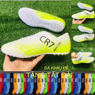Giày đá bóng TẶNG TẤT Dài,đủ size em bé và người lớn,giày đá banh đã khâu Full đế