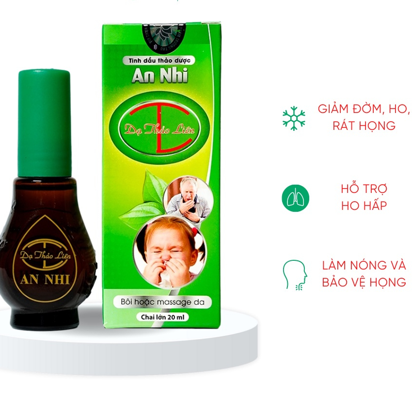 Tinh Dầu An Nhi Dạ Thảo Liên 20ml Thảo Dược Thiên Nhiên | An Nhi Da Thao Lien Essential Oil 100% Natural Herbal 20m