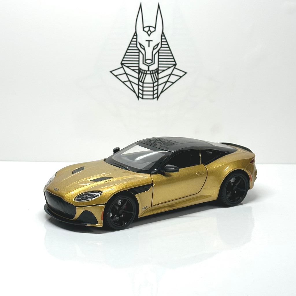 Mô Hình Xe Ôtô Kim Loại 1/24 Siêu Xe ASTON MARTIN DBS Dùng Để Trưng Bày Bàn Làm Việc