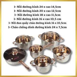 BỘ NỒI ĐỨC 6 MÓN ENGELBERG