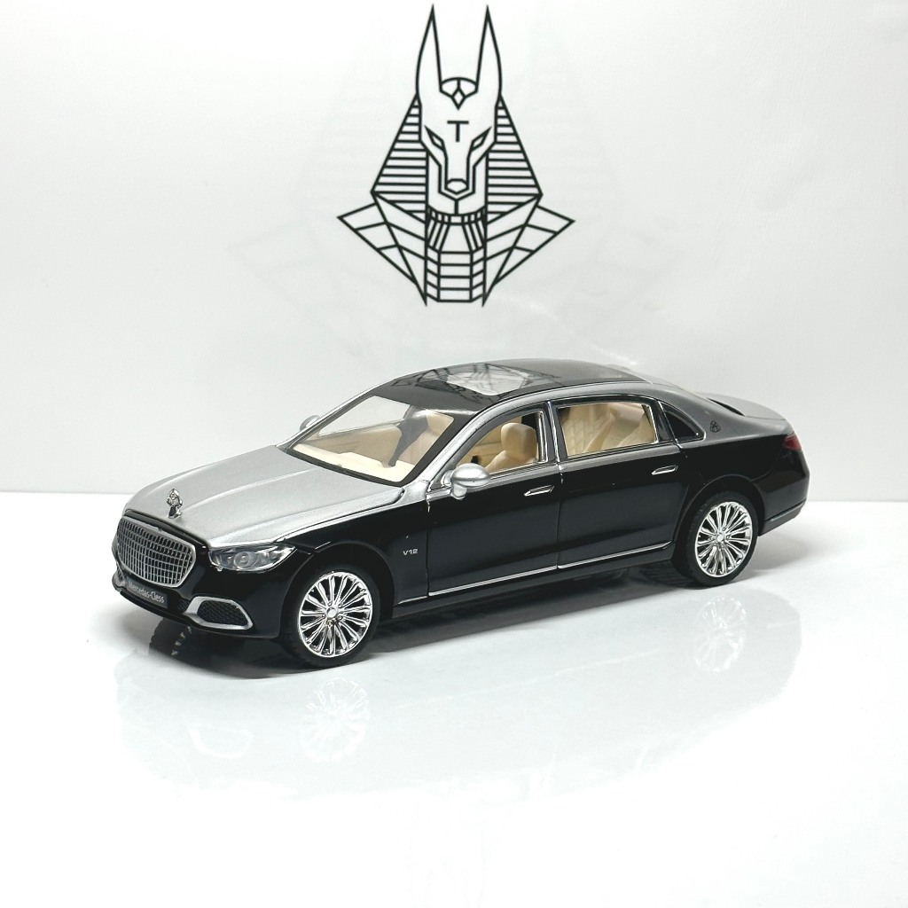 Mô Hình Xe Ôtô Kim Loại 1/24 Siêu Xe MERCEDES BENZ S680 MAYBACH Dùng Để Trưng Bày Bàn Làm Việc