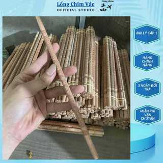 Cầu thẳng triện cho lồng khuyên, lồng hút mật, cầu thẳng triện lazer gỗ hương cho lồng chim