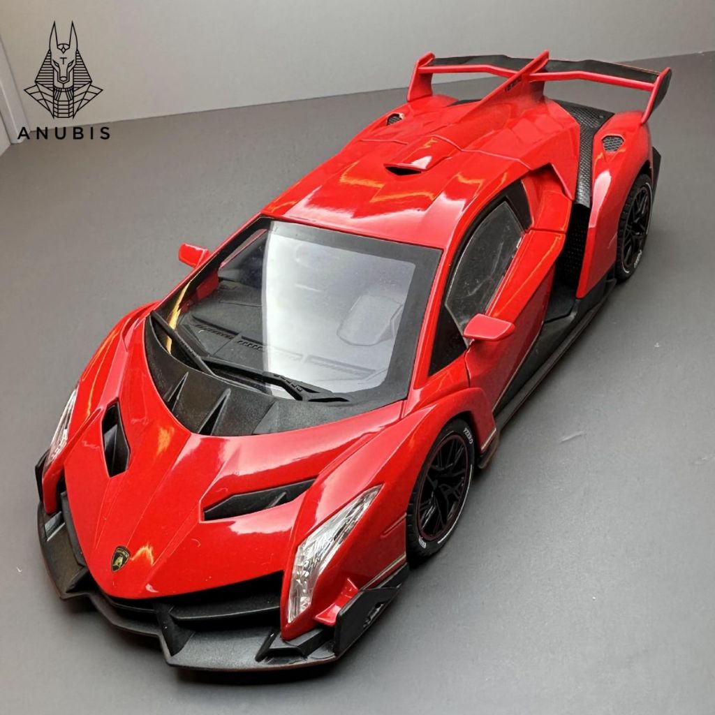Mô Hình Xe Ôtô Kim Loại 1/24 Siêu Xe LAMBORGHINI VENENO Để Trưng Bày Bàn Làm Việc