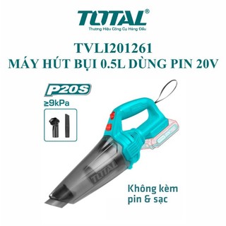 Body máy hút bụi 0.5l dùng pin 20v total tvli201261