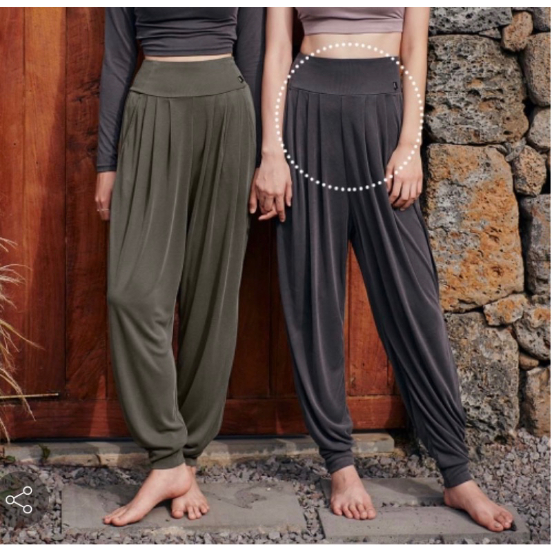 Quần jogger nữ xẻ bên Andar yoga xuất Hàn