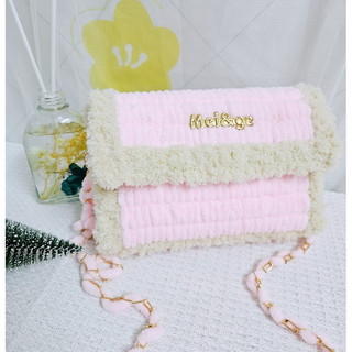 Túi len tự đan phối màu, túi handmade tự đan siêu hot tiktok set đầy đủ phụ kiện (có video hướng dẫn)